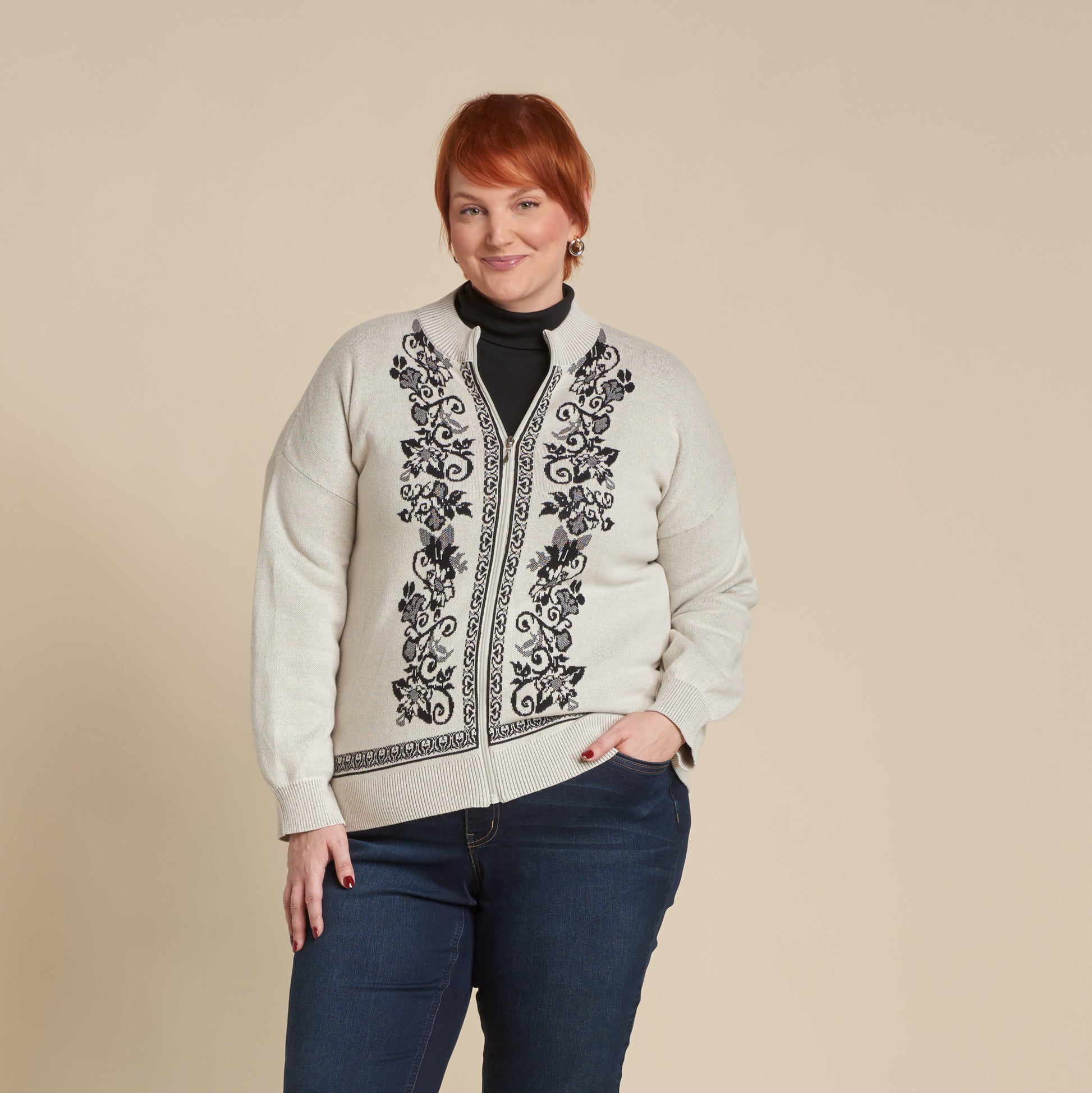 Ivory Front Detail Women