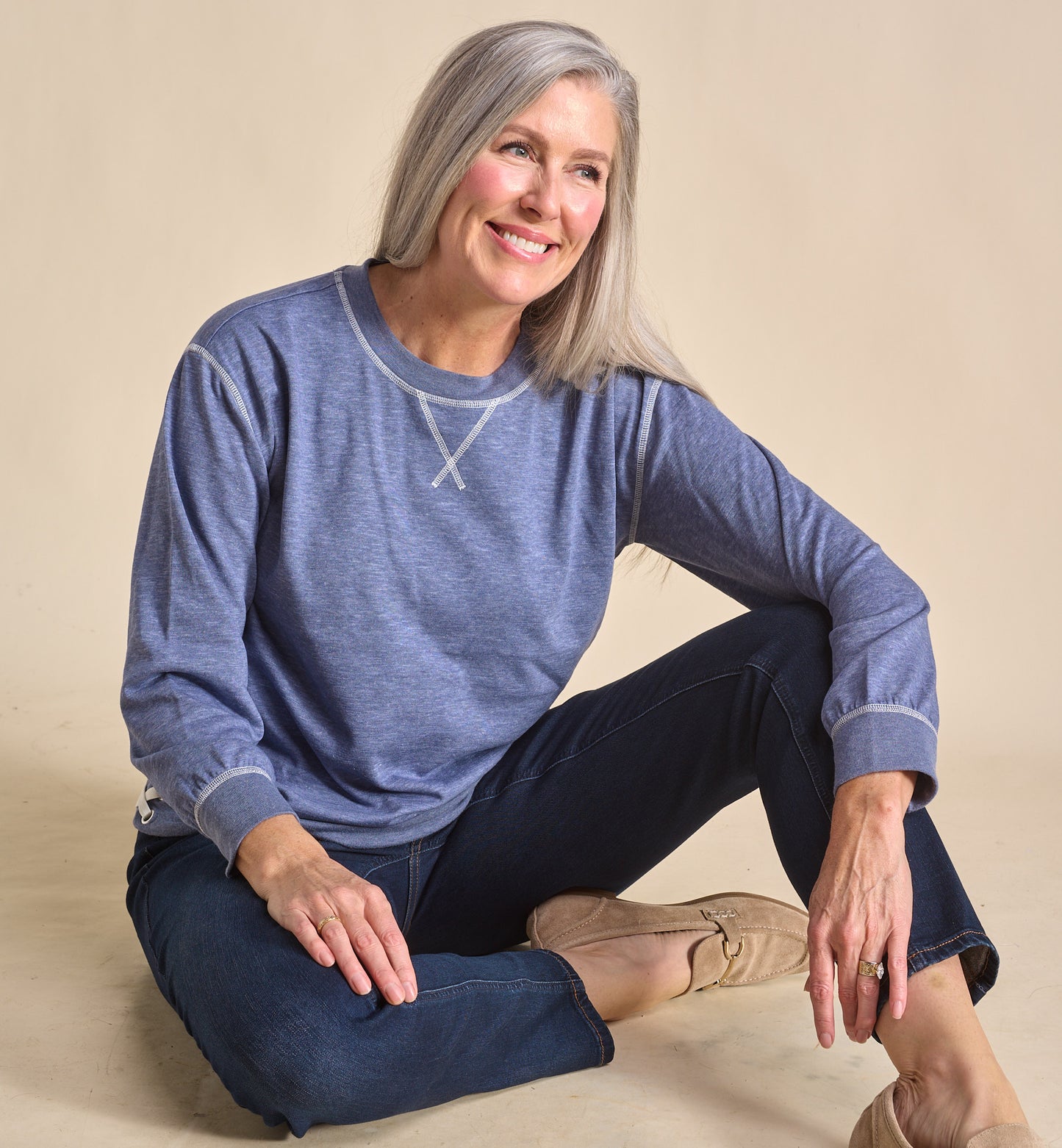 Deep Indigo Front Detail Missy