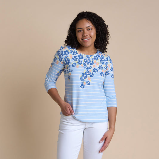 Skyway Blue Front Detail Missy