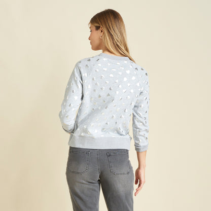 Heather Grey Back Detail Missy