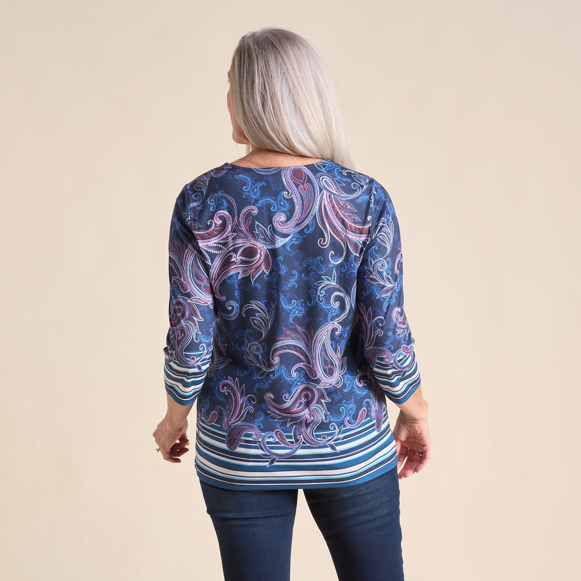 Classic Blue Back Detail Missy
