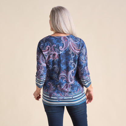 Classic Blue Back Detail Missy