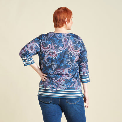 Classic Blue Back Detail Women