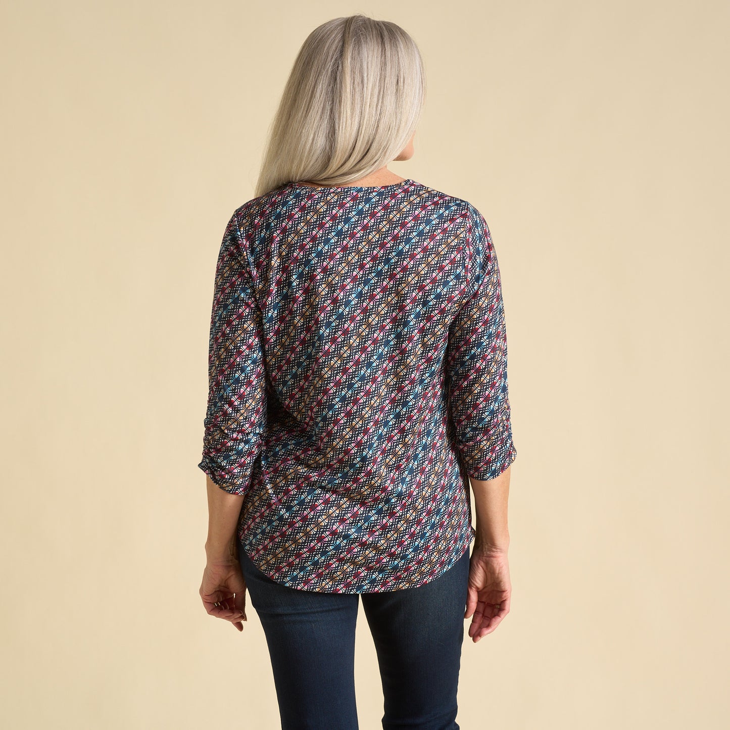 Blue Multi Back Detail Missy