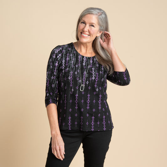 Black Front Detail Missy