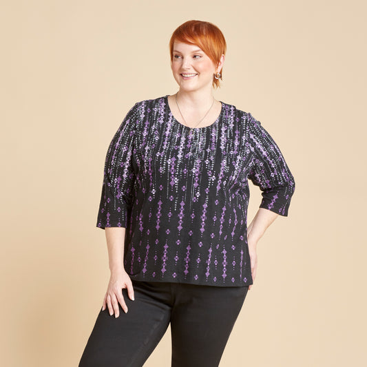 Black Front Detail Women