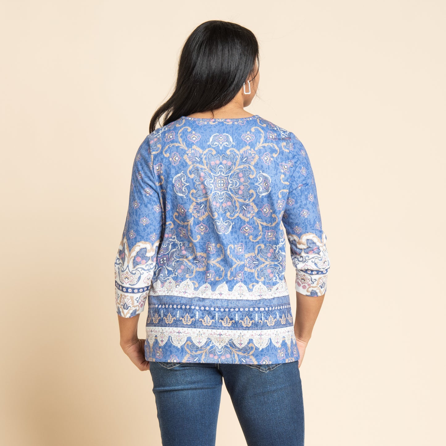 Blue Multi Back Detail Missy