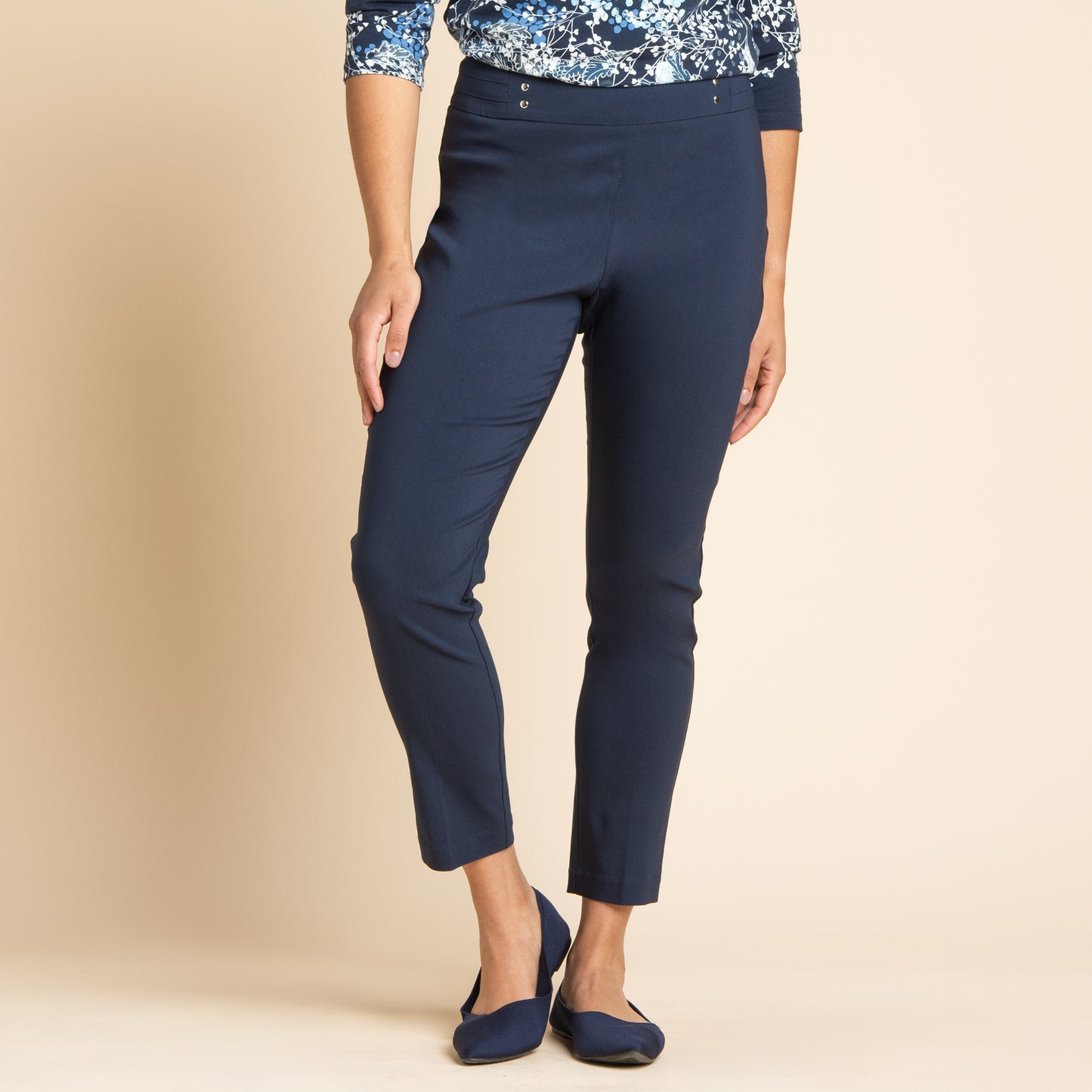 Navy Blazer Front Detail Missy