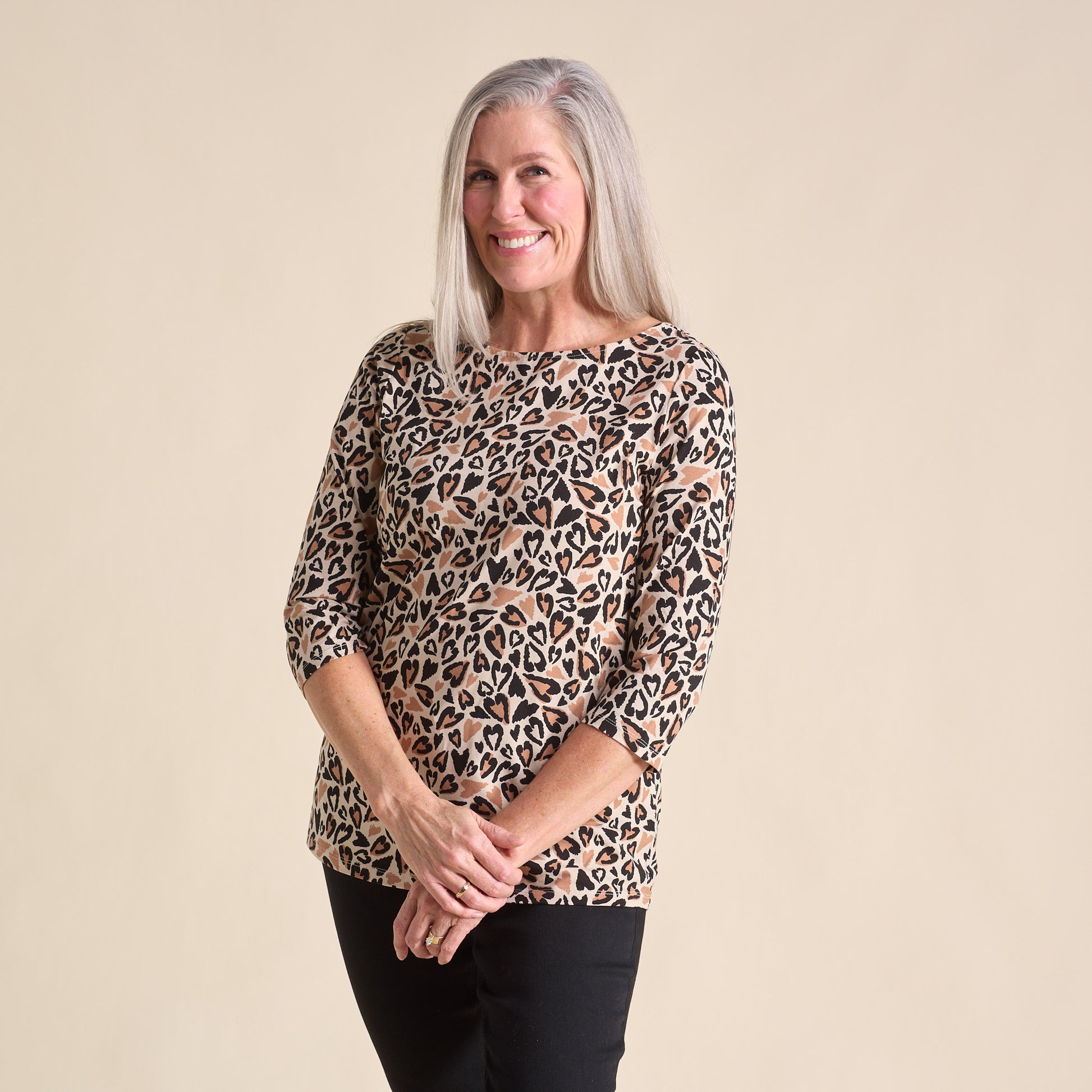 Black Front Detail Missy