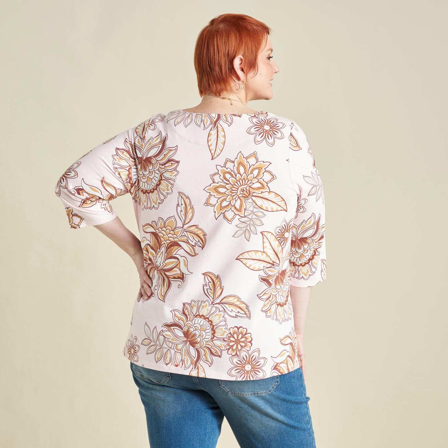 Blush Pink Back Detail Women