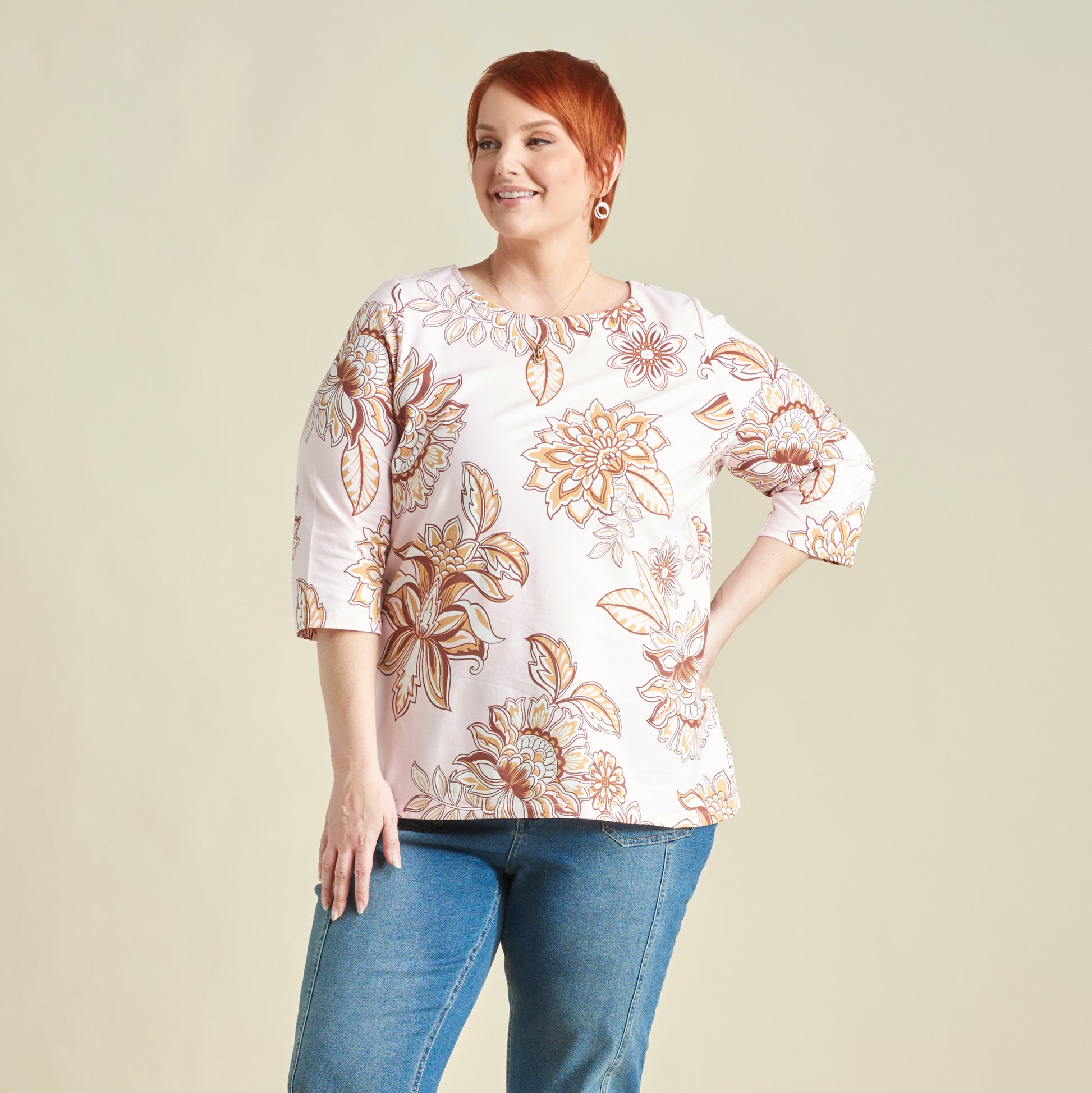 Blush Pink Front Detail Women