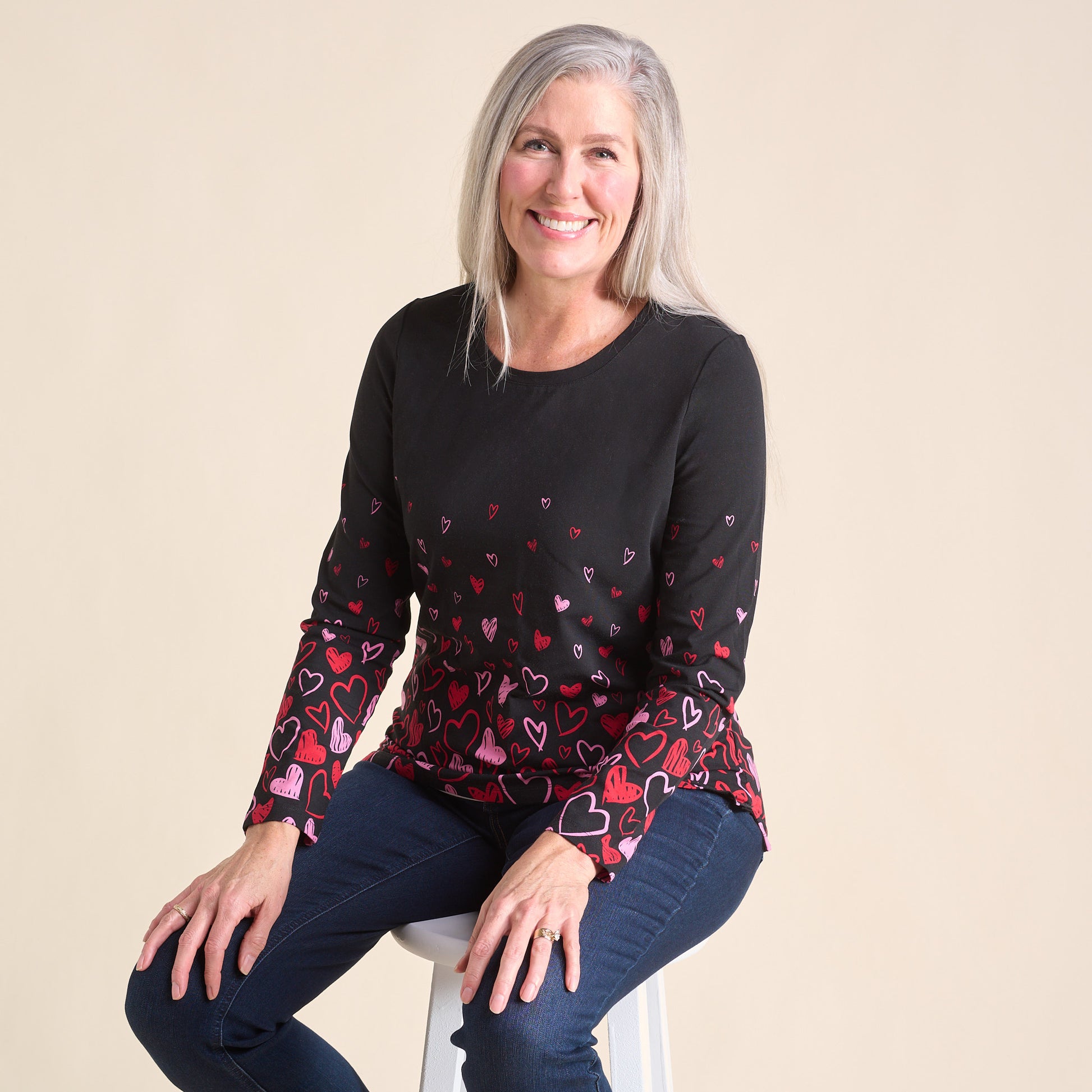 Black Front Detail Missy