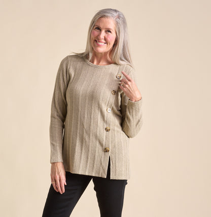 Oatmeal Front Detail Missy