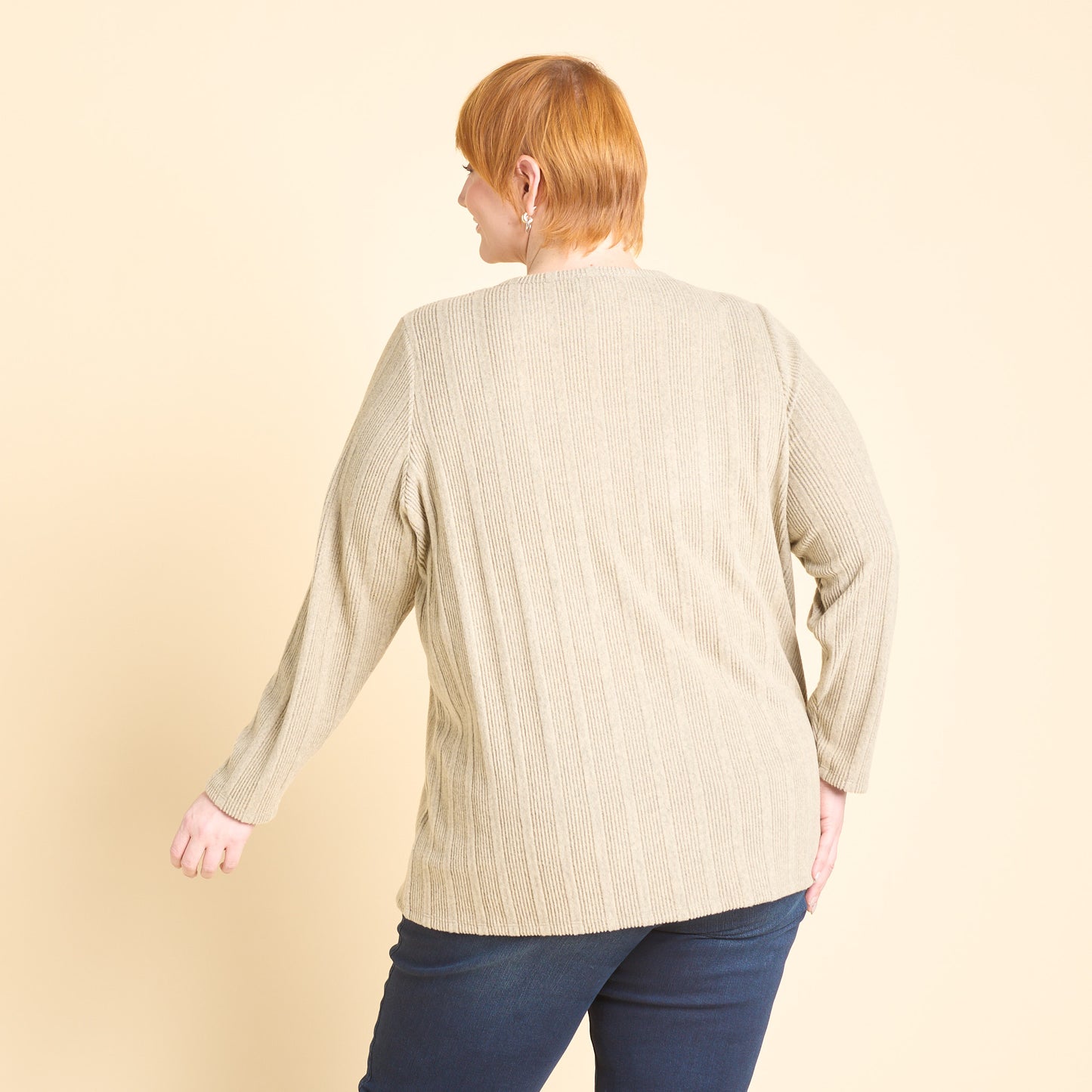 Oatmeal Back Detail Women