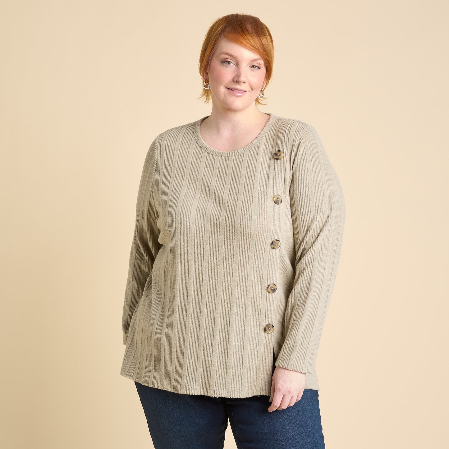 Oatmeal Front Detail Women