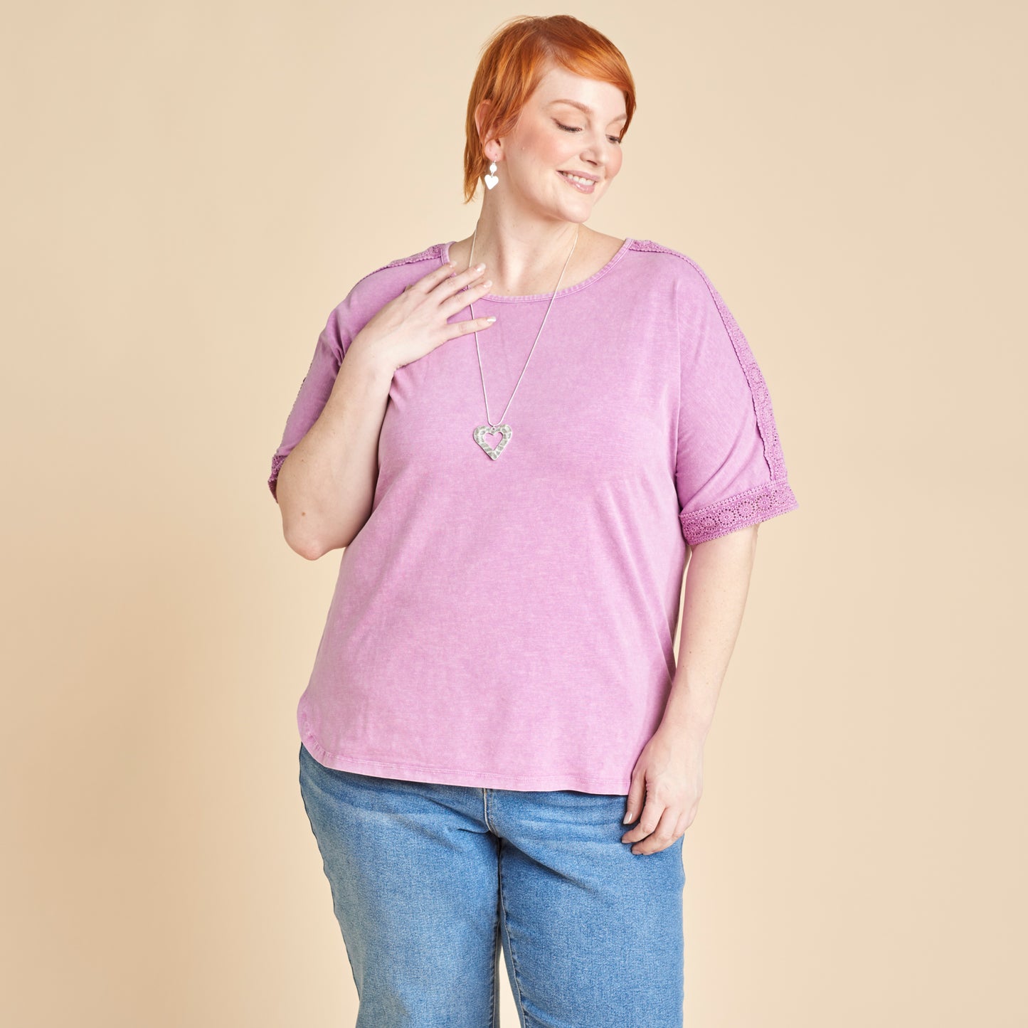 African Violet Front Detail Women
