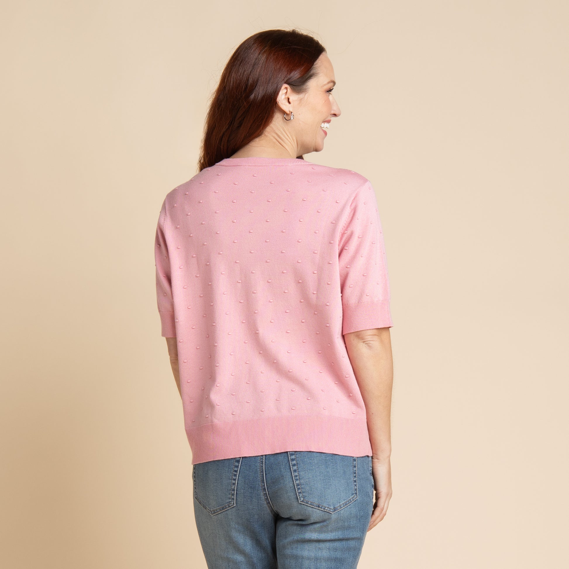 Playful Pink Back Detail Missy