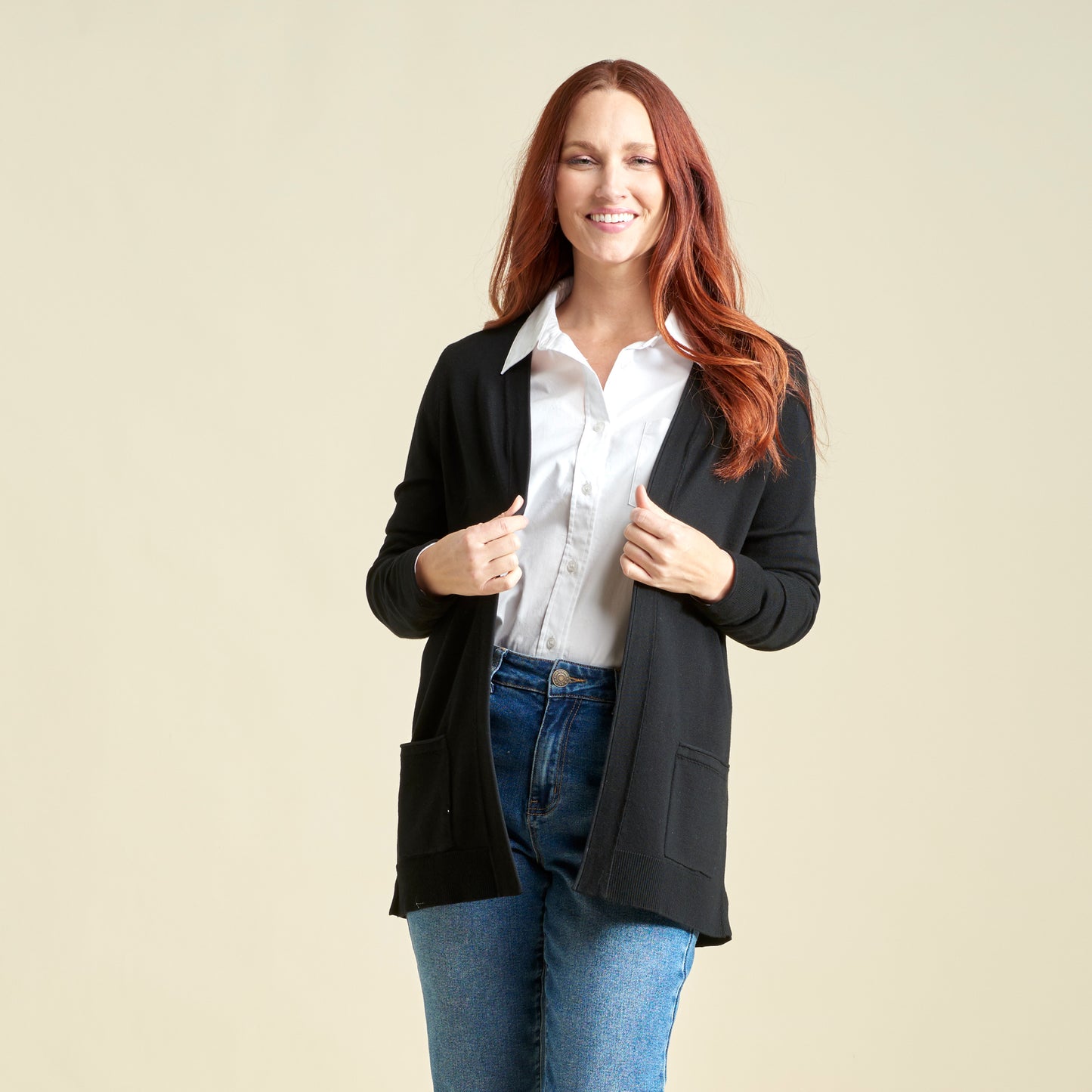 Black Front Detail Missy