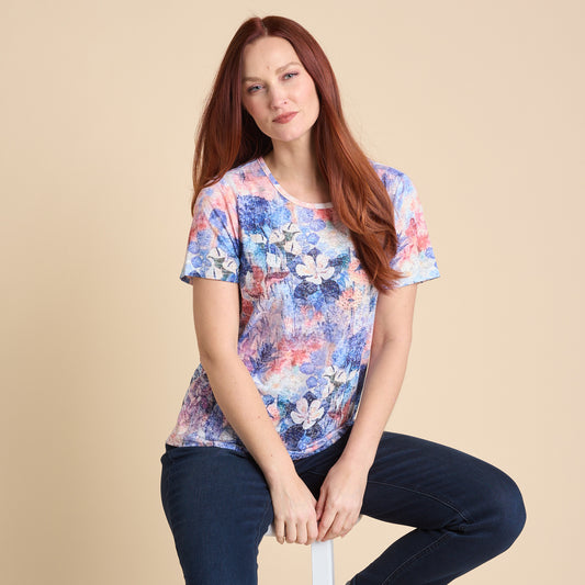 Skyway Blue Front Detail Missy