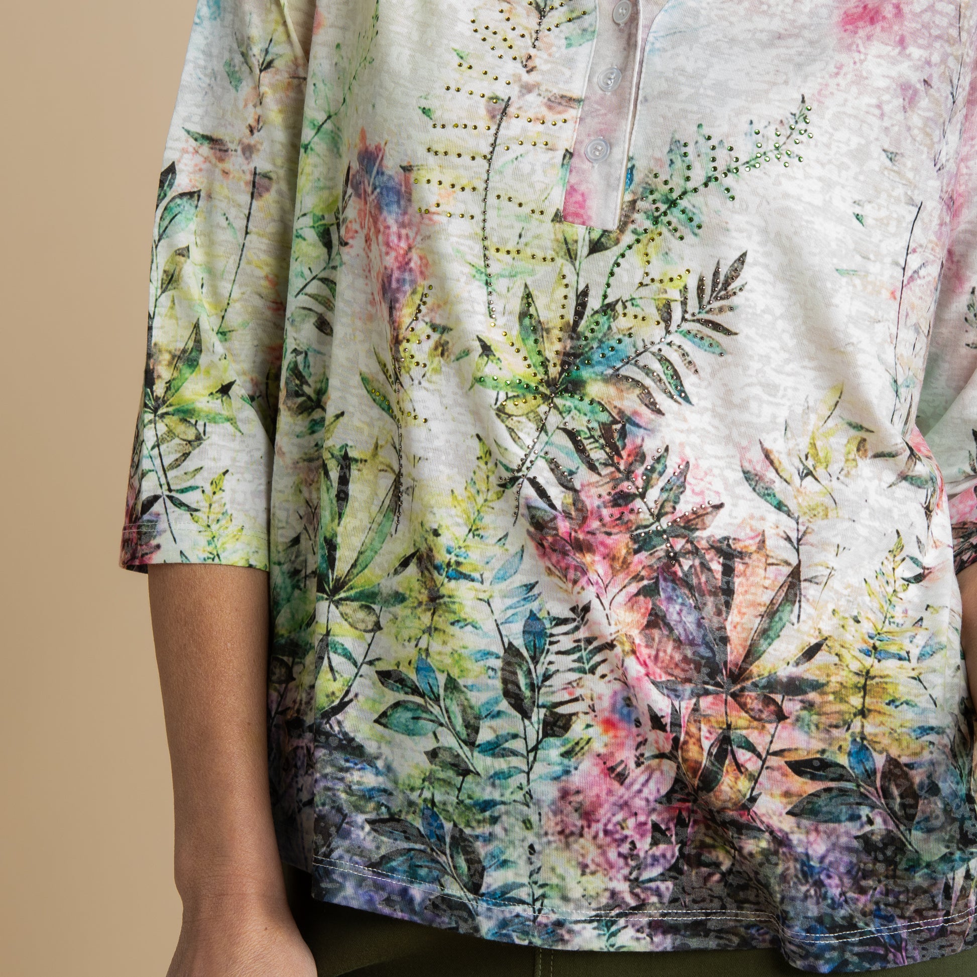 Multi Print Detail Missy