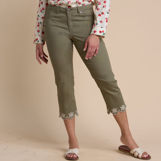Burnt Olive Front Detail Missy