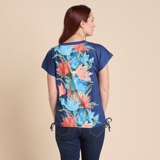 Navy Blazer Back Detail Missy