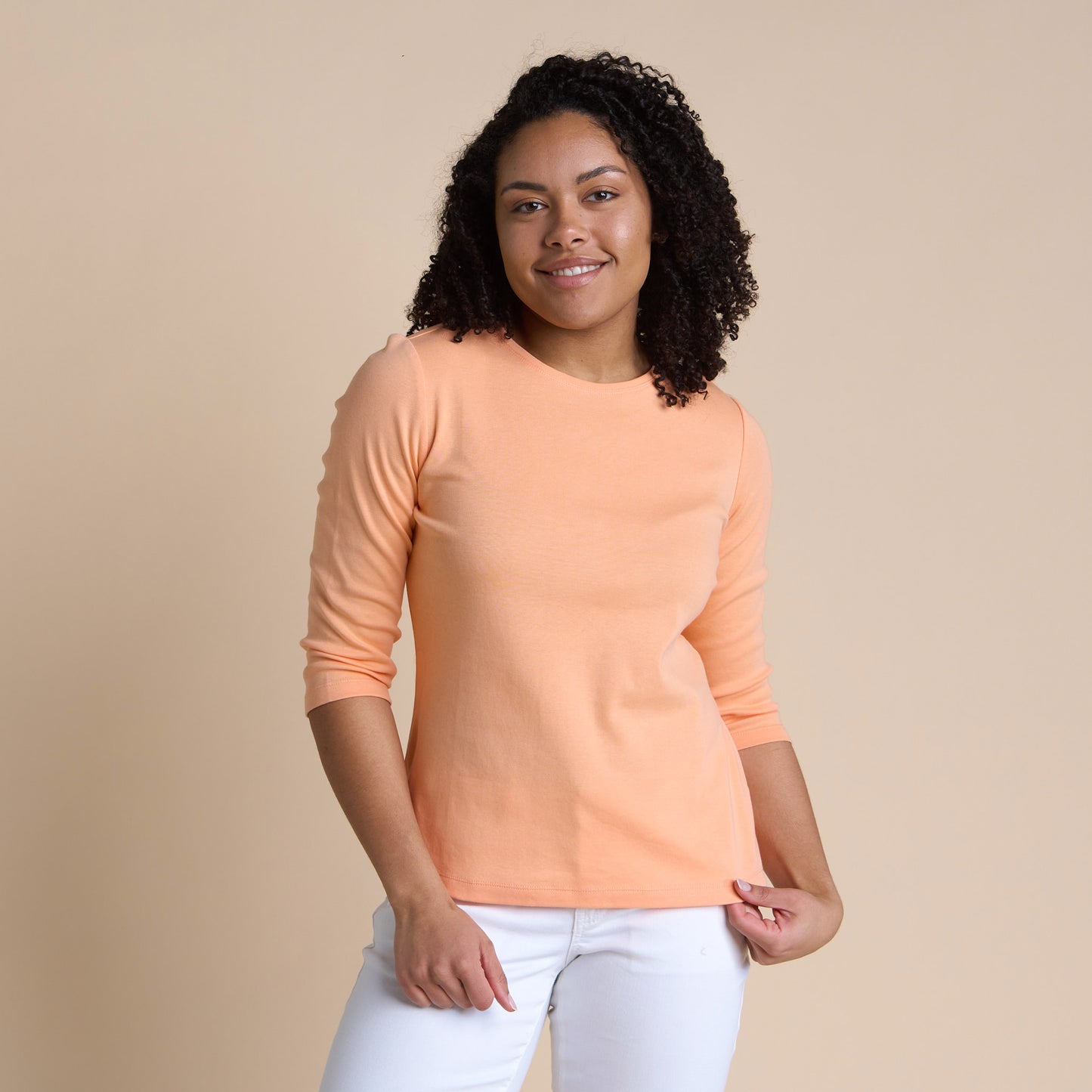 Apricot Wash Front Detail Missy