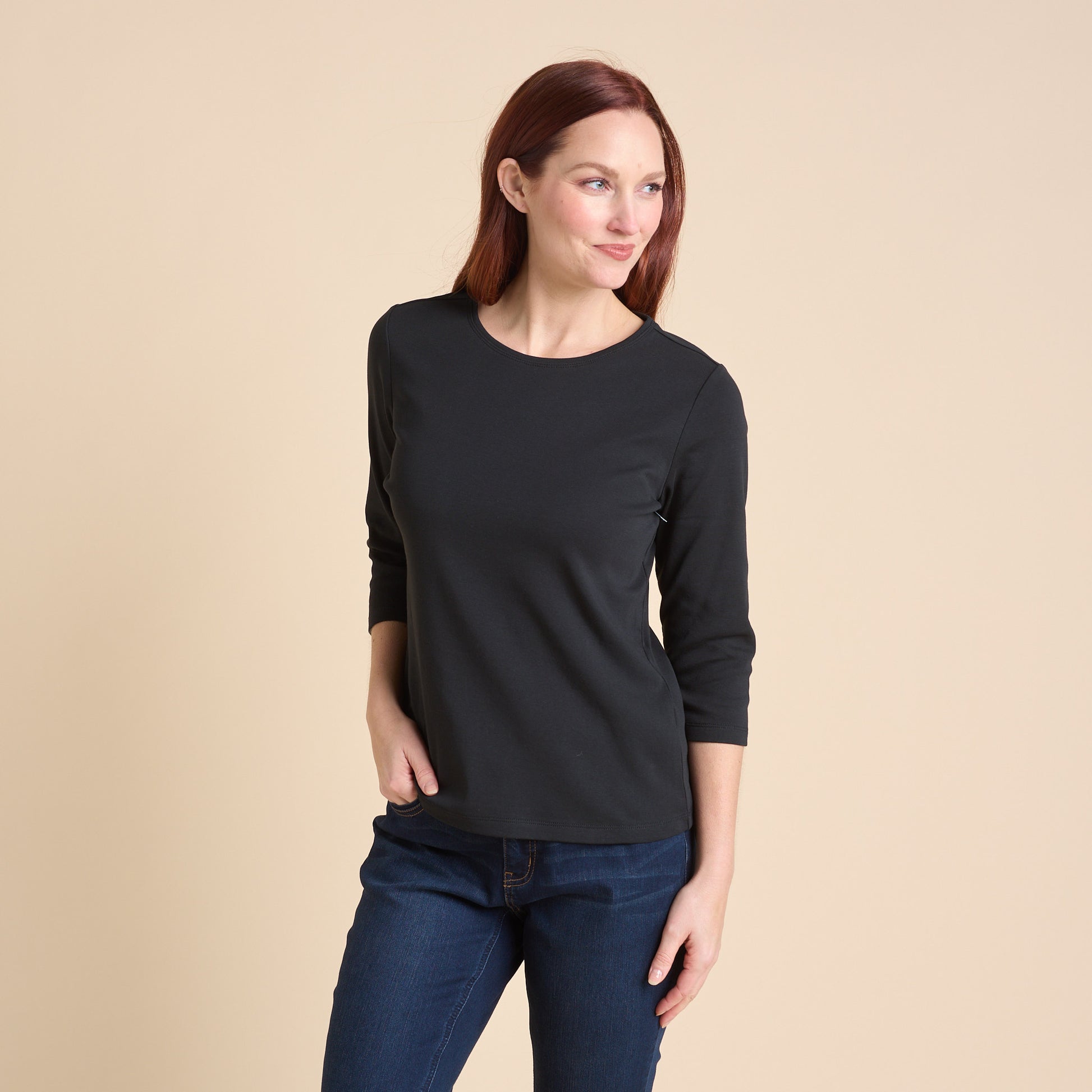 Black Front Detail Missy