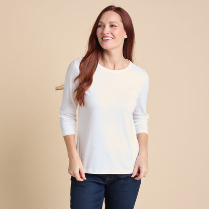 White Front Detail Missy