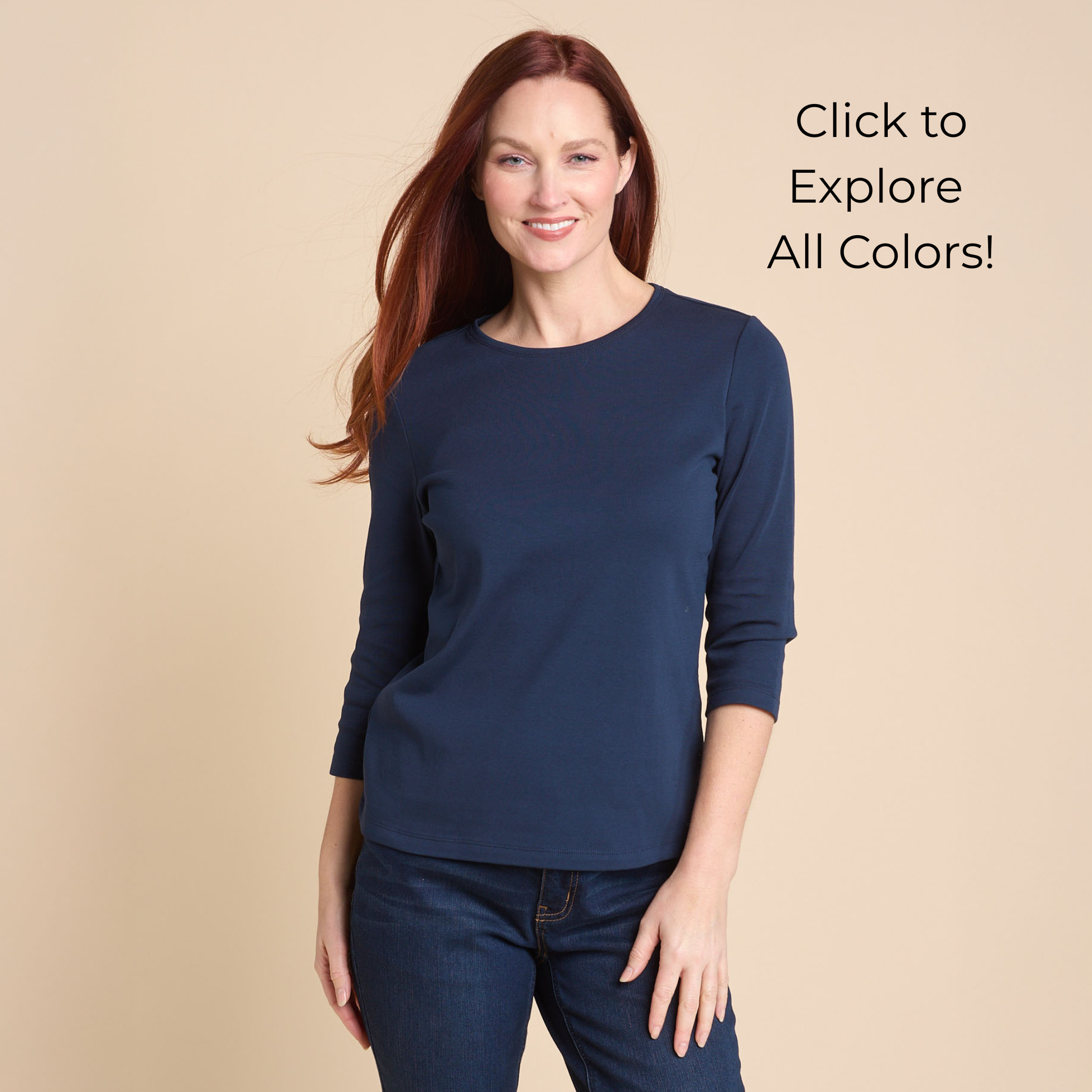 Navy Front Detail Missy