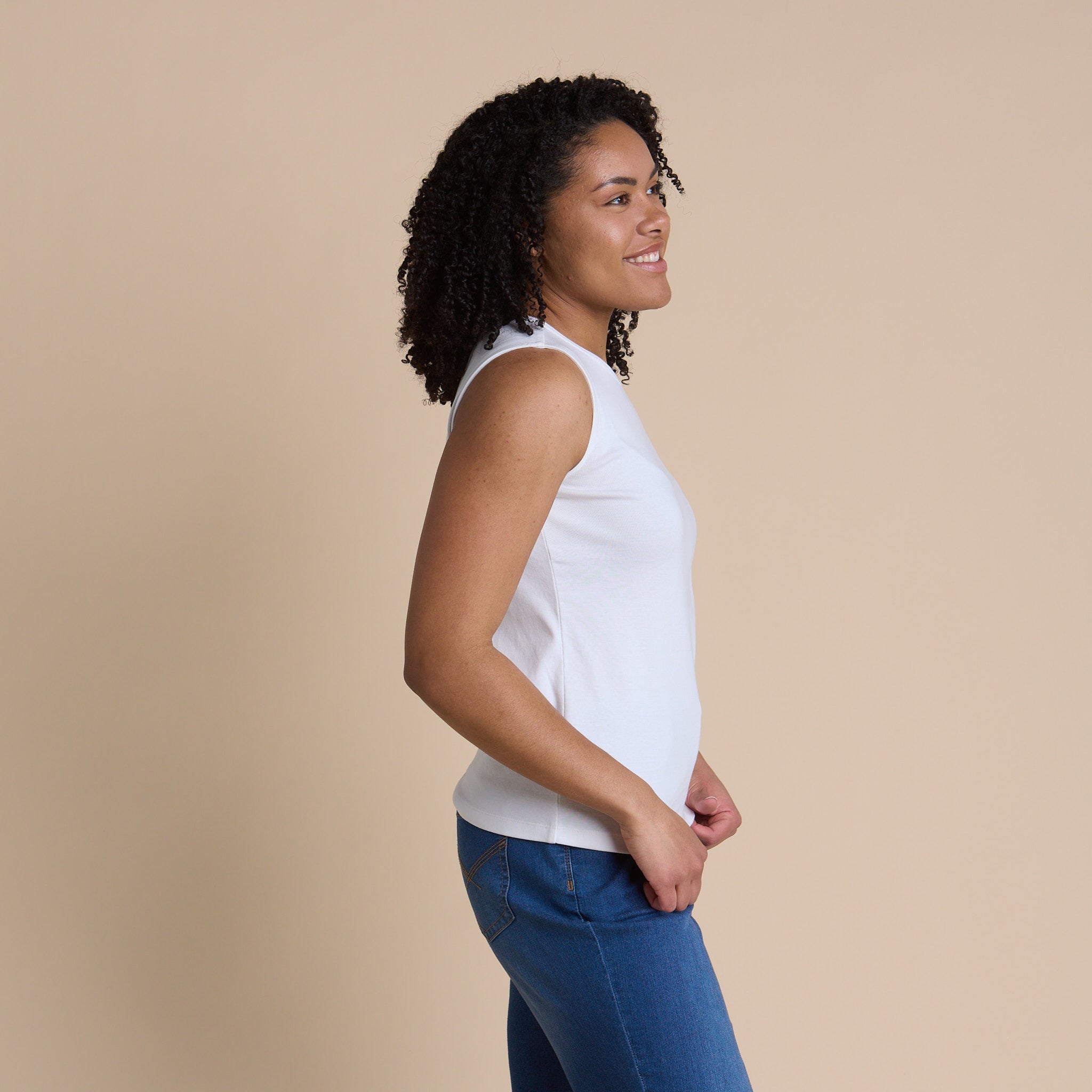 Missy Sleeveless Crew Neck Perfect Tank – Christopher & Banks