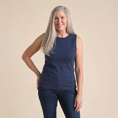 Navy Front Detail Missy