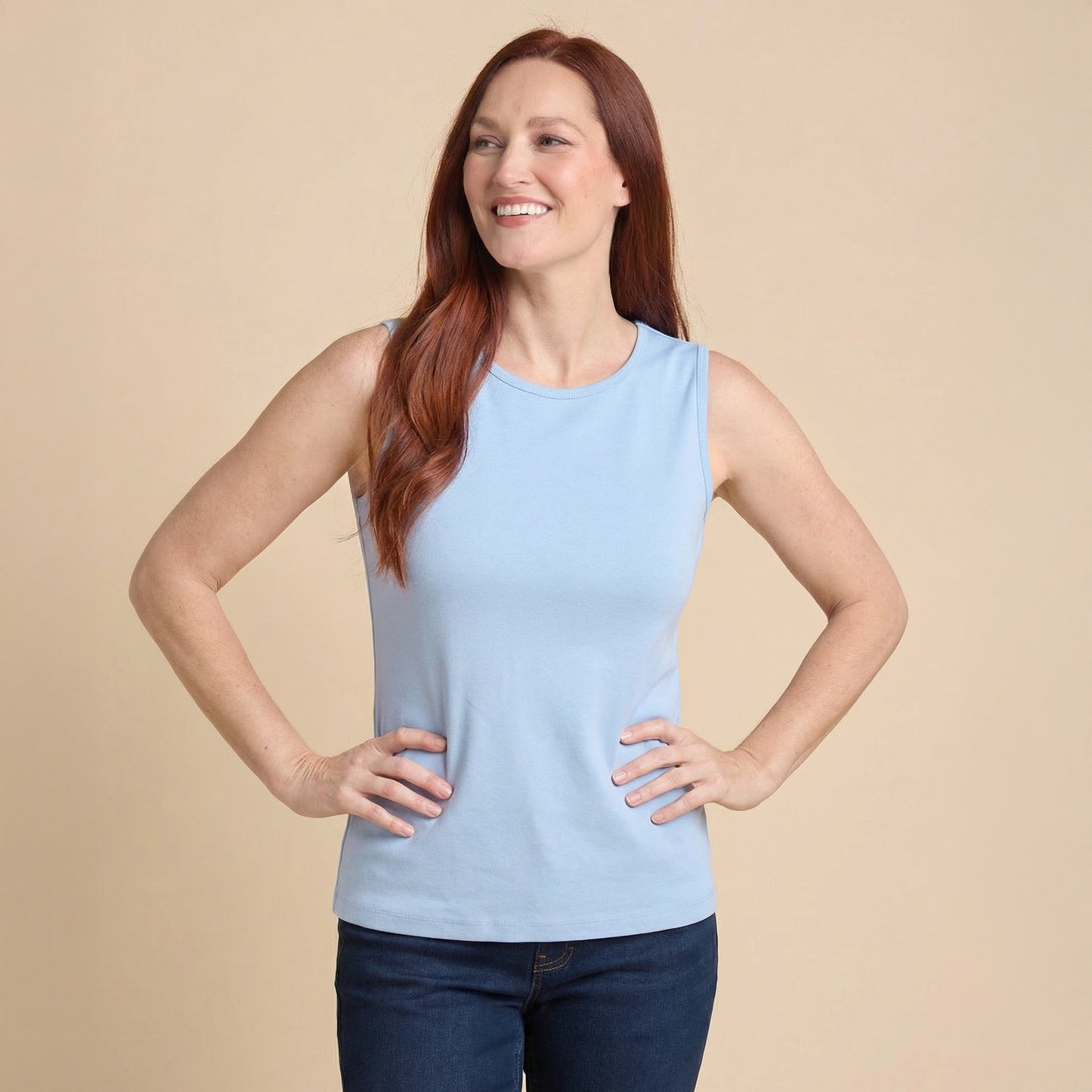 Skyway Blue Front Detail Missy