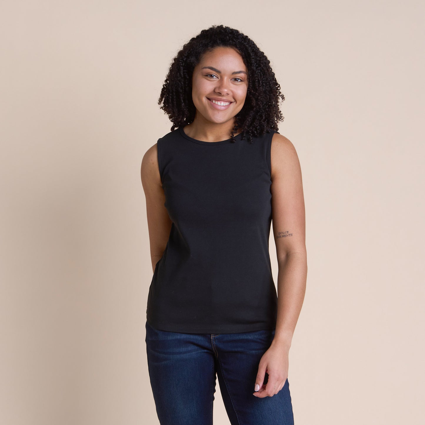 Black Front Detail Missy