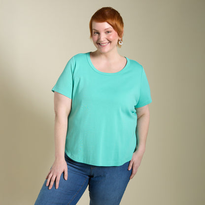 Aquarium Teal Front Detail Women