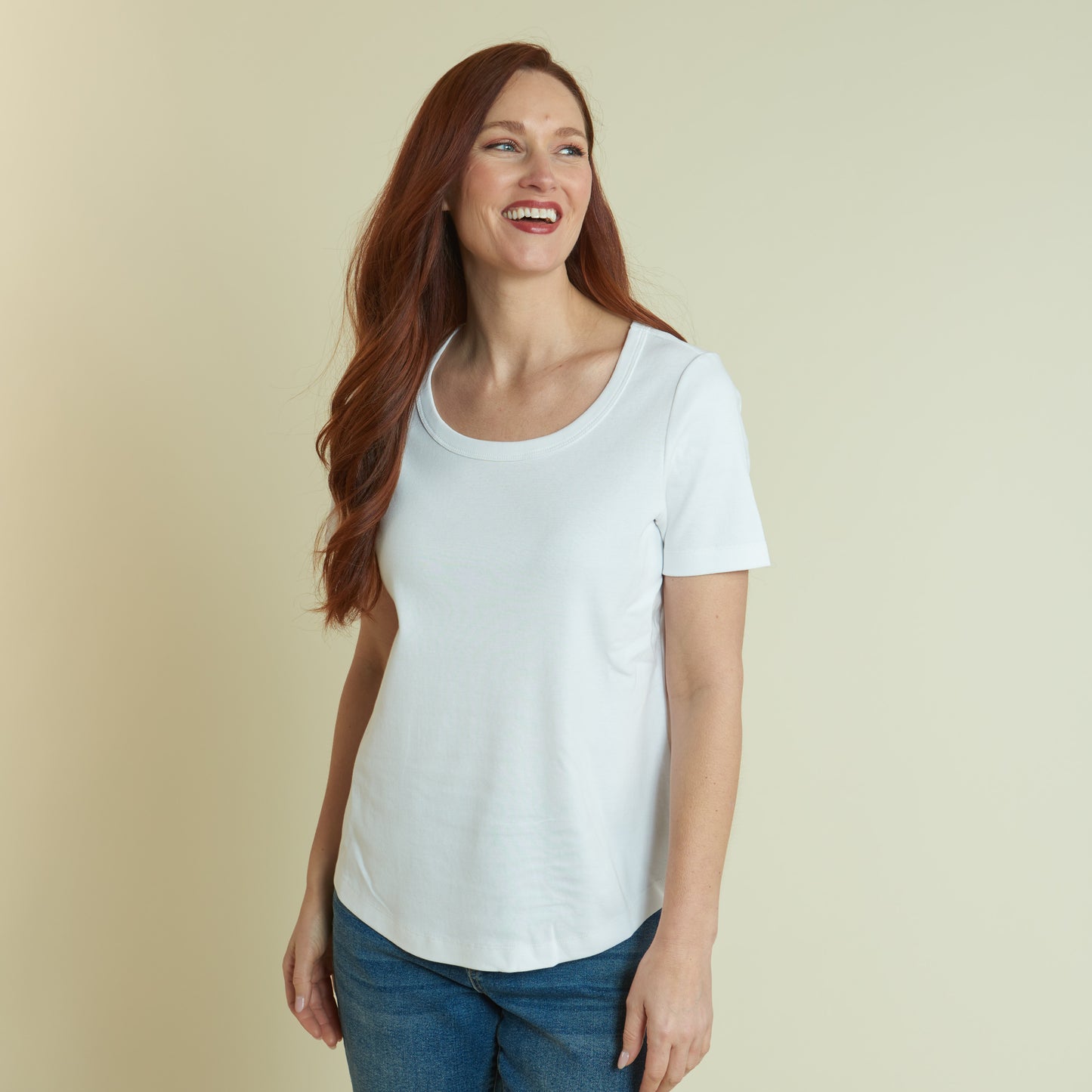 White Front Detail Missy