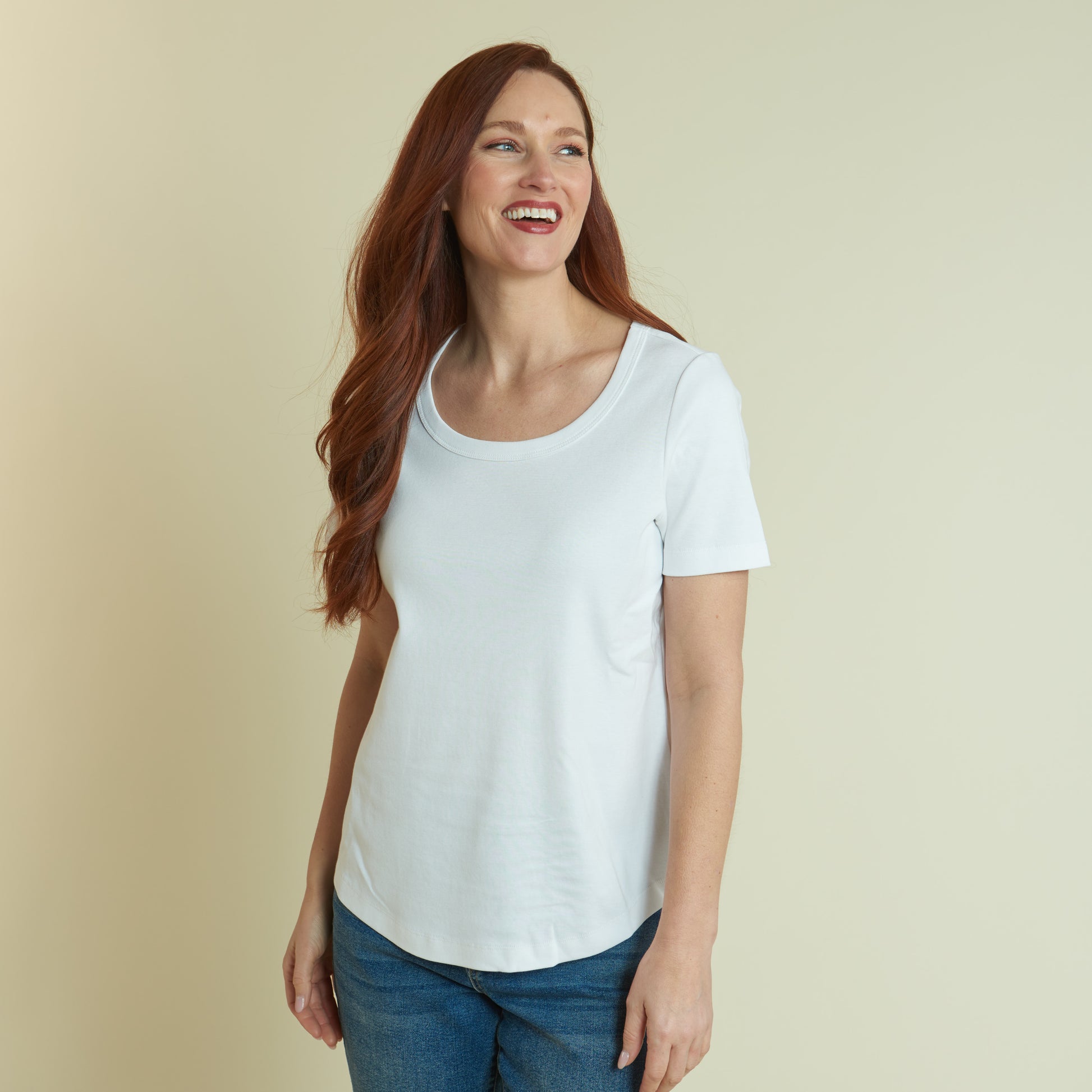 White Front Detail Missy