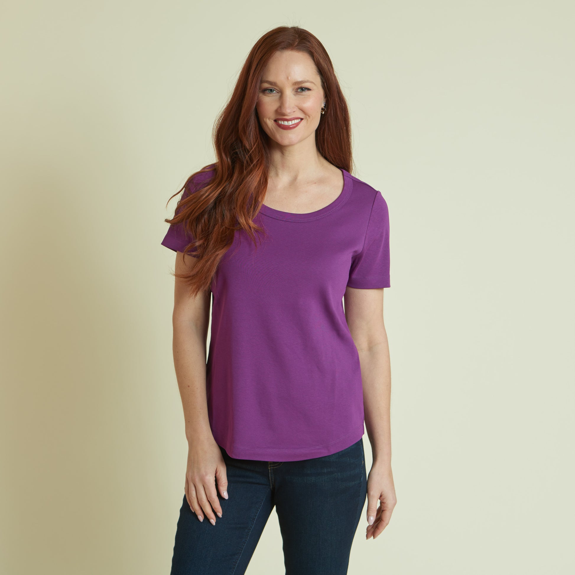 Purple Violet Front Detail Missy