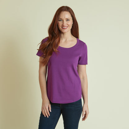Purple Violet Front Detail Missy
