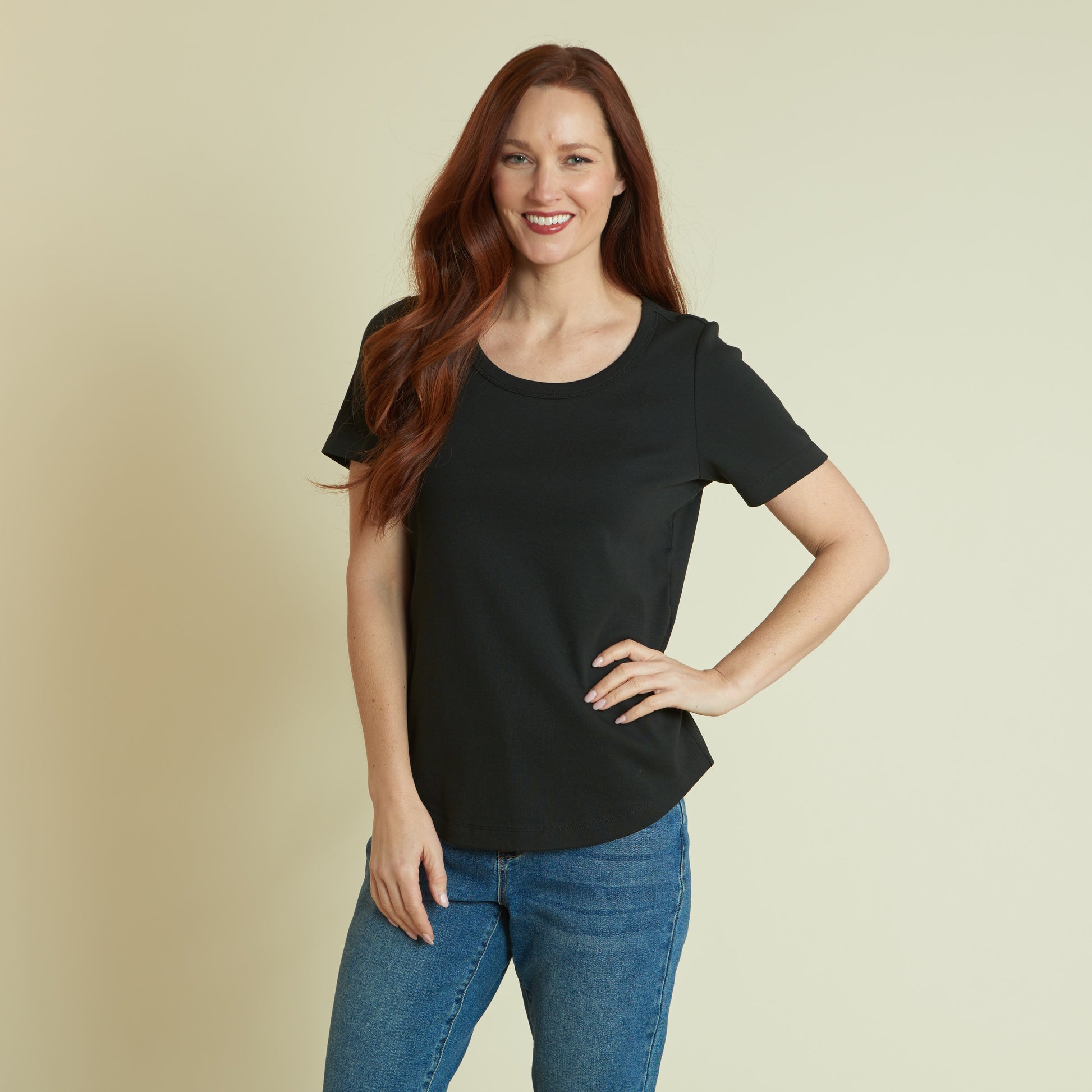 Black Front Detail Missy