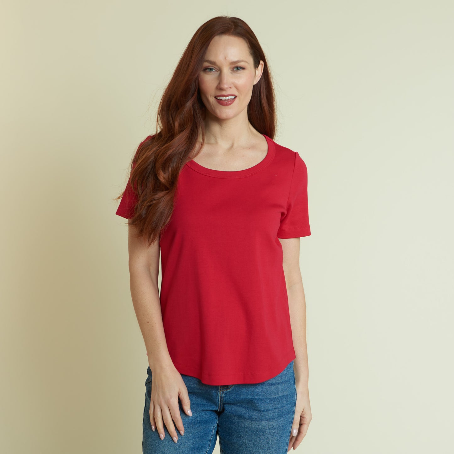 Crimson Front Detail Missy