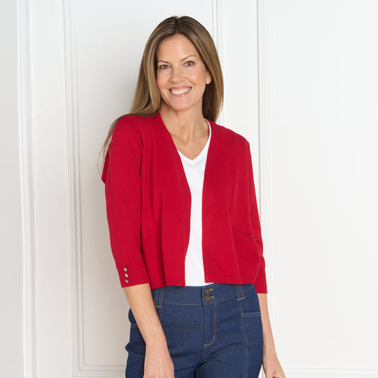 Crimson Front Detail Missy