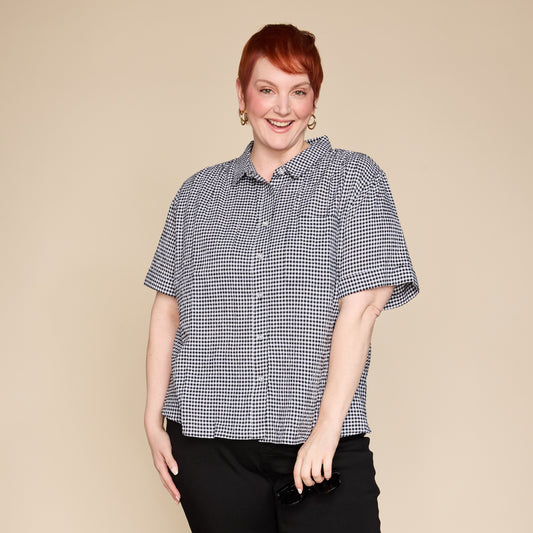 Black Front Detail Women
