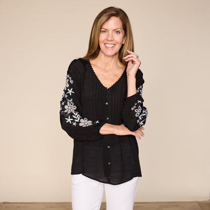 Black Front Detail Missy