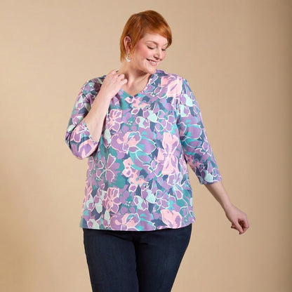 Rhapsody Purple Front Detail Women