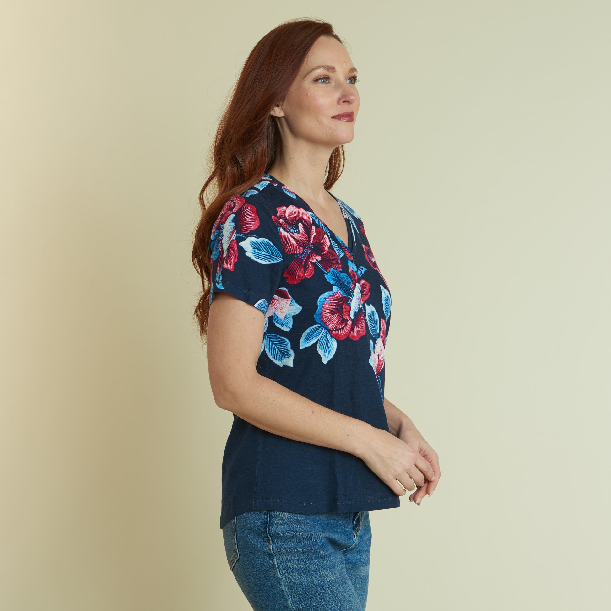 Navy Blazer Side Detail Missy