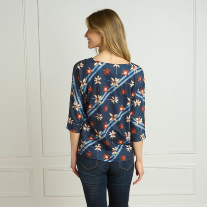 Navy Blazer Back Detail Missy