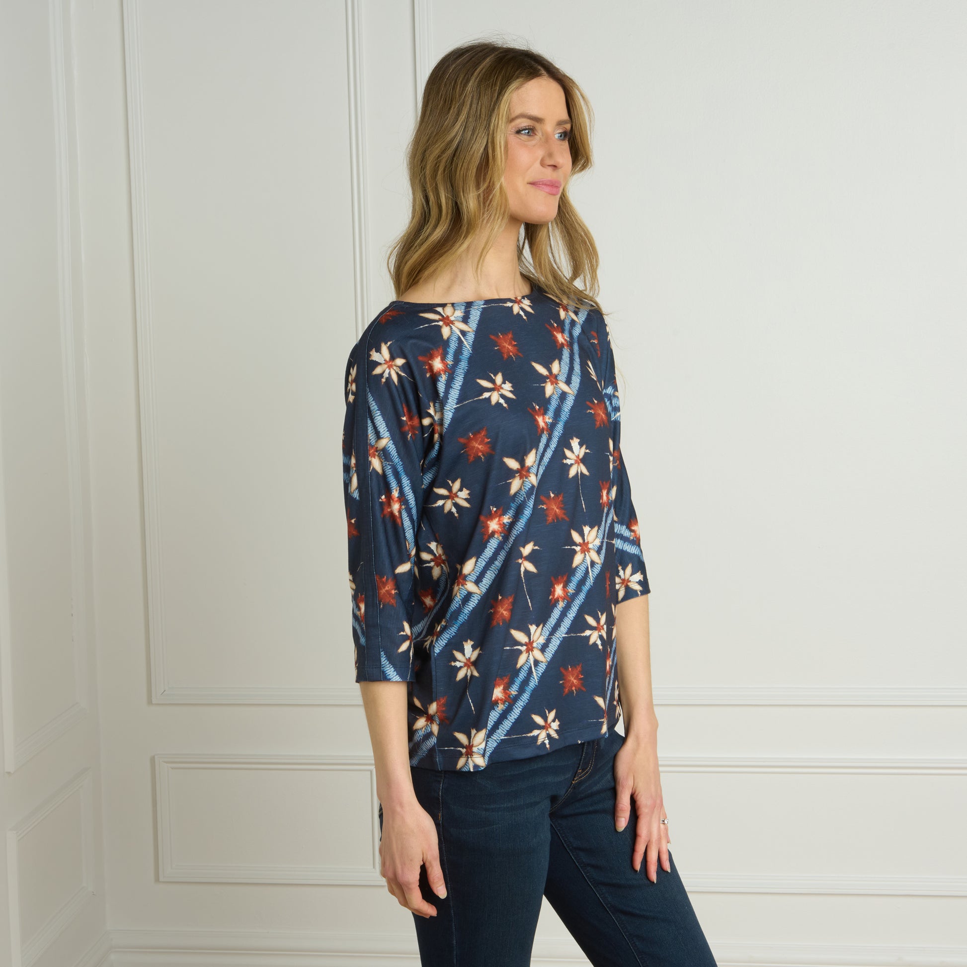 Navy Blazer Side Detail Missy