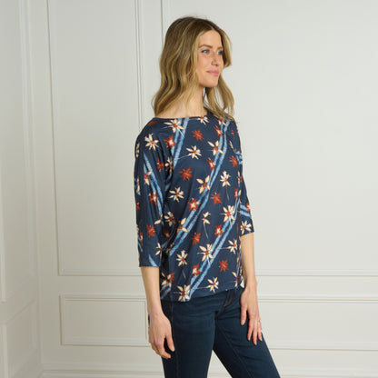Navy Blazer Side Detail Missy