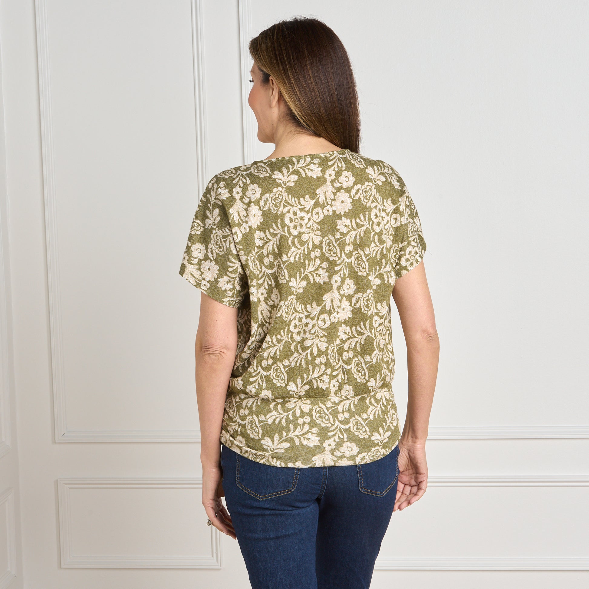 Burnt Olive Back Detail Missy